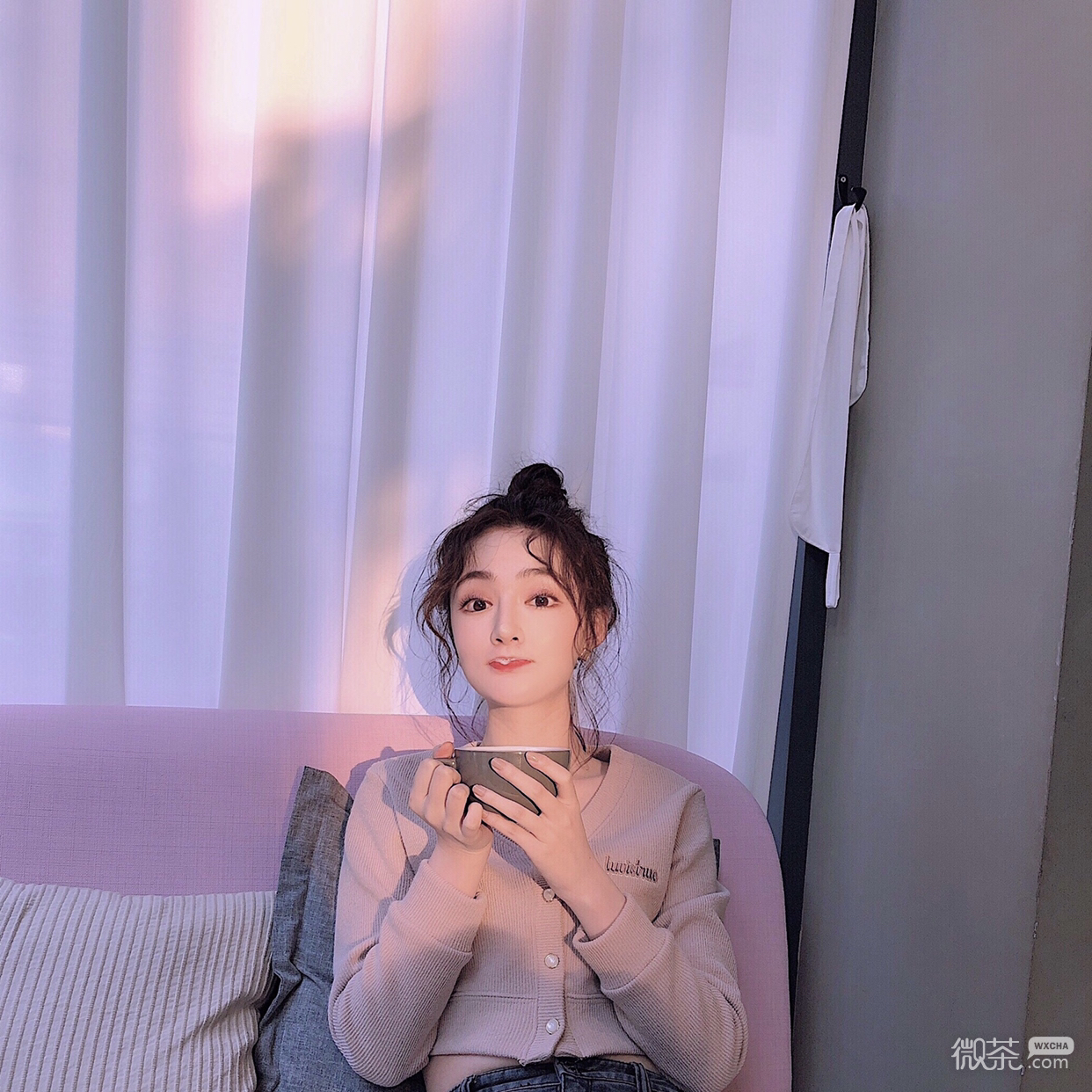 微信清新时尚御姐女头