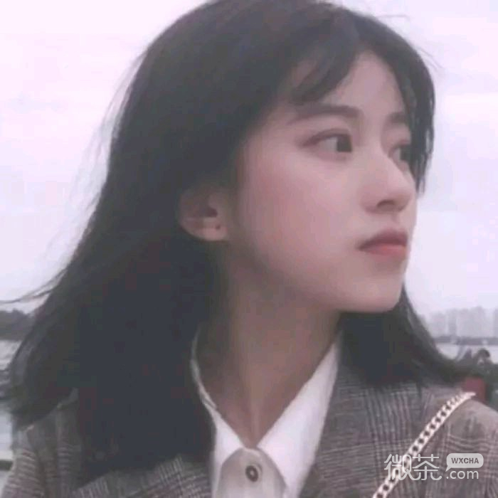 微信可爱长发女头
