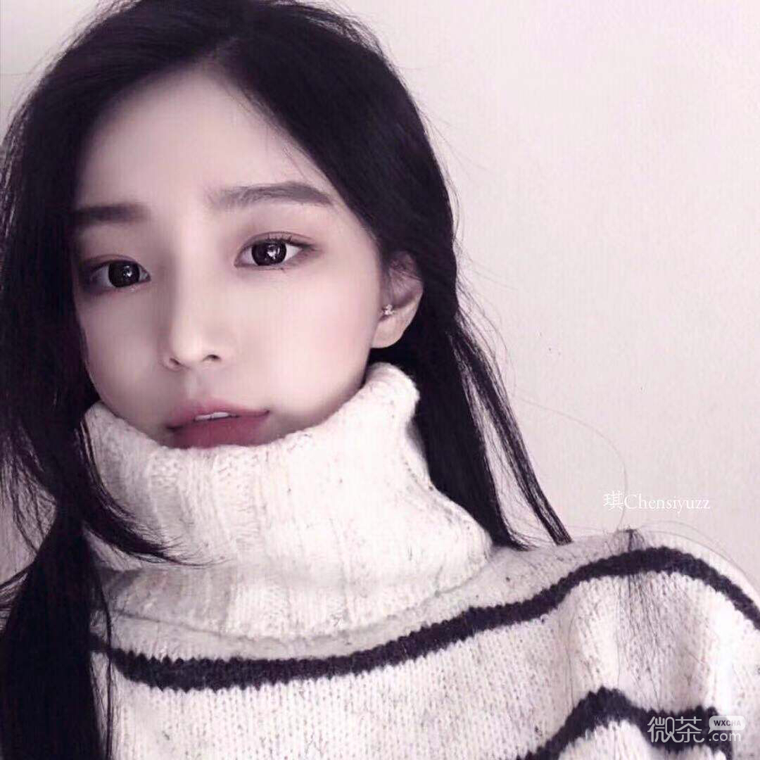 微信清纯可爱时尚好看女头