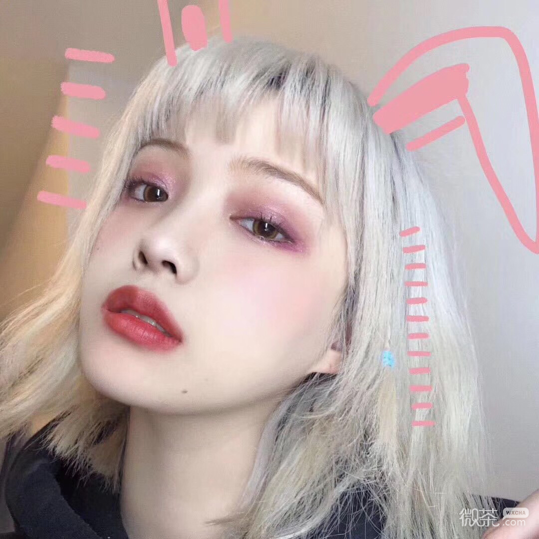 微信清纯可爱时尚好看女头