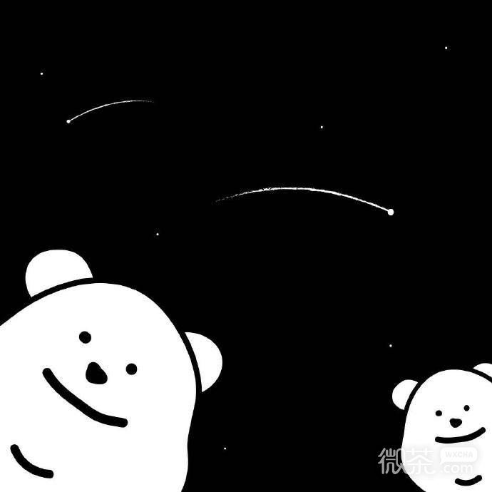 微信黑白丧系朋友圈配图