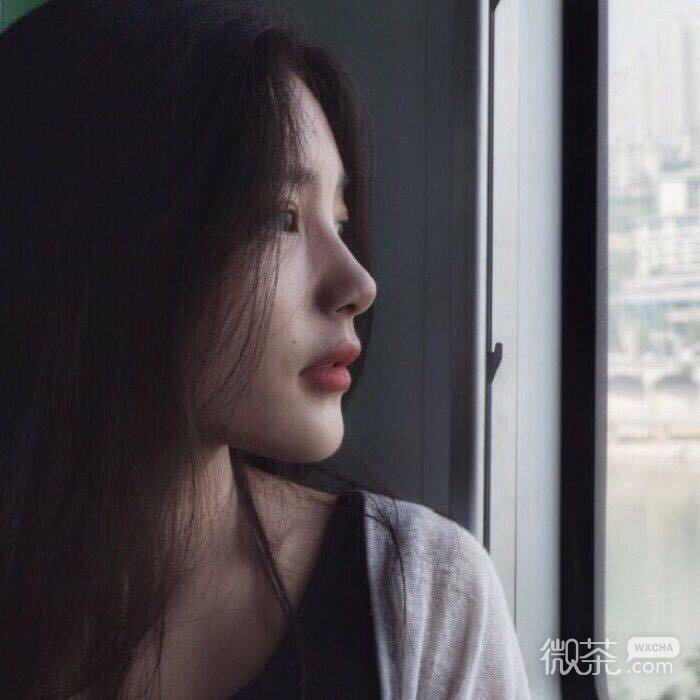 微信清纯可爱长发女头