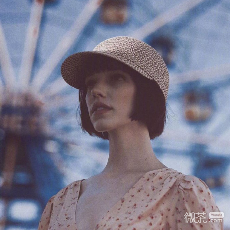 微信唯美清新文艺女头