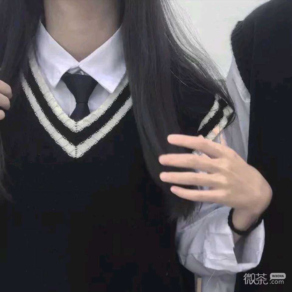 微信清纯可爱长发女头