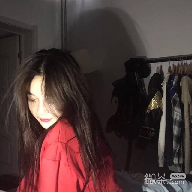 微信清纯可爱长发女头