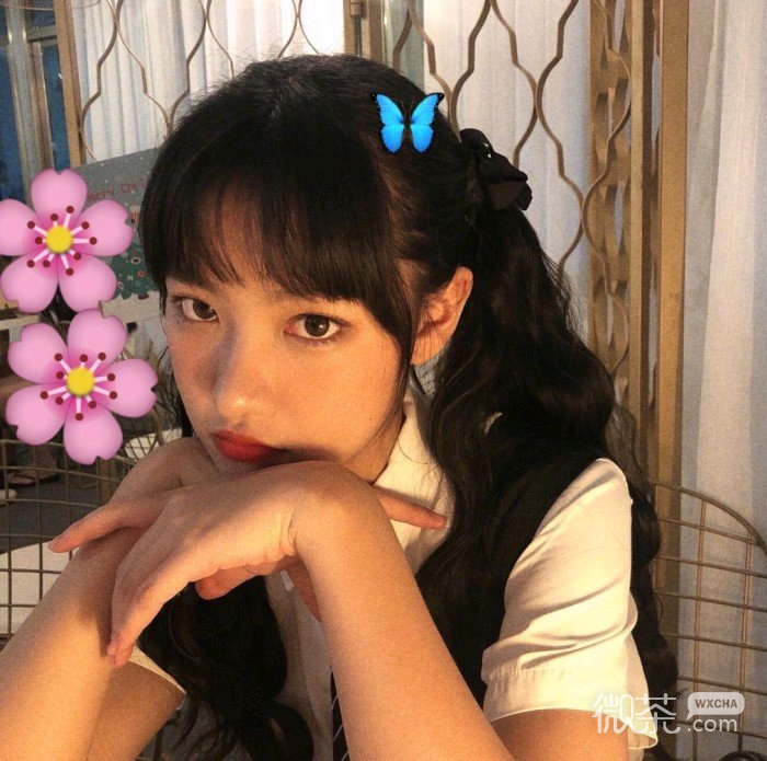 性感清纯高颜值时尚微信女头