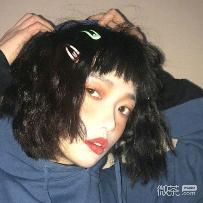 性感清纯高颜值时尚微信女头