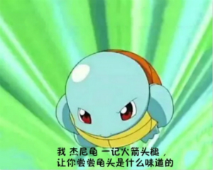 好兄弟微信恶搞杰尼龟斗图表情包