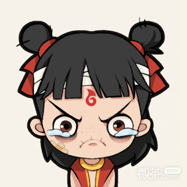 可爱搞怪的小哪吒系列微信头像合集下载