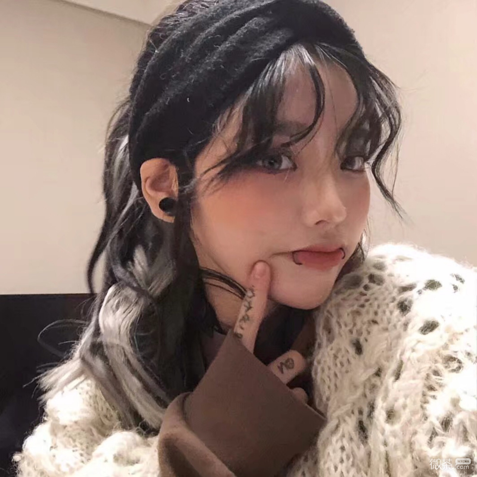 漂亮高颜值时尚微信女头