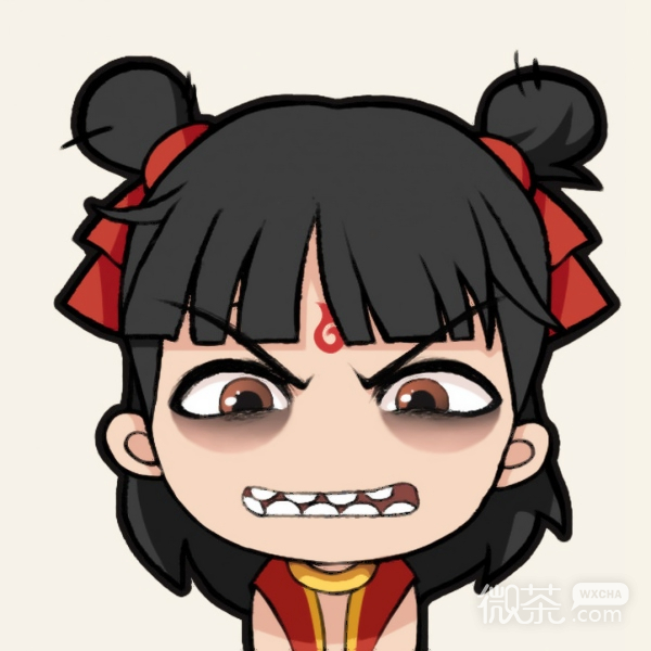 可爱搞怪的小哪吒系列微信头像合集下载