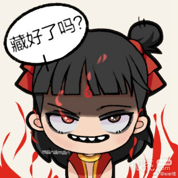 可爱搞怪的小哪吒系列微信头像合集下载