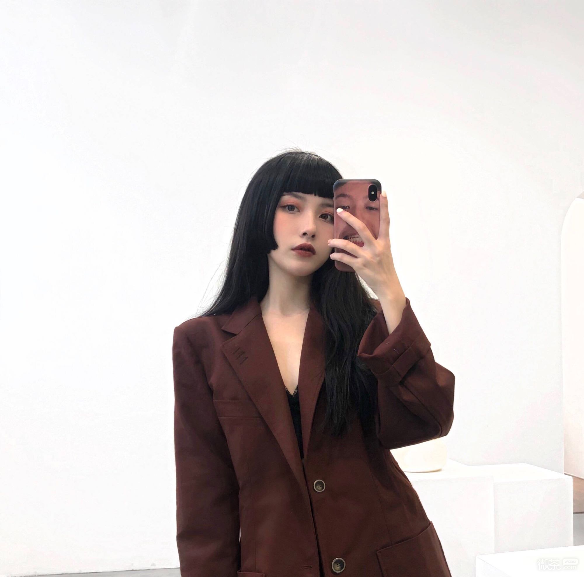 微信清新时尚潮流长发女头