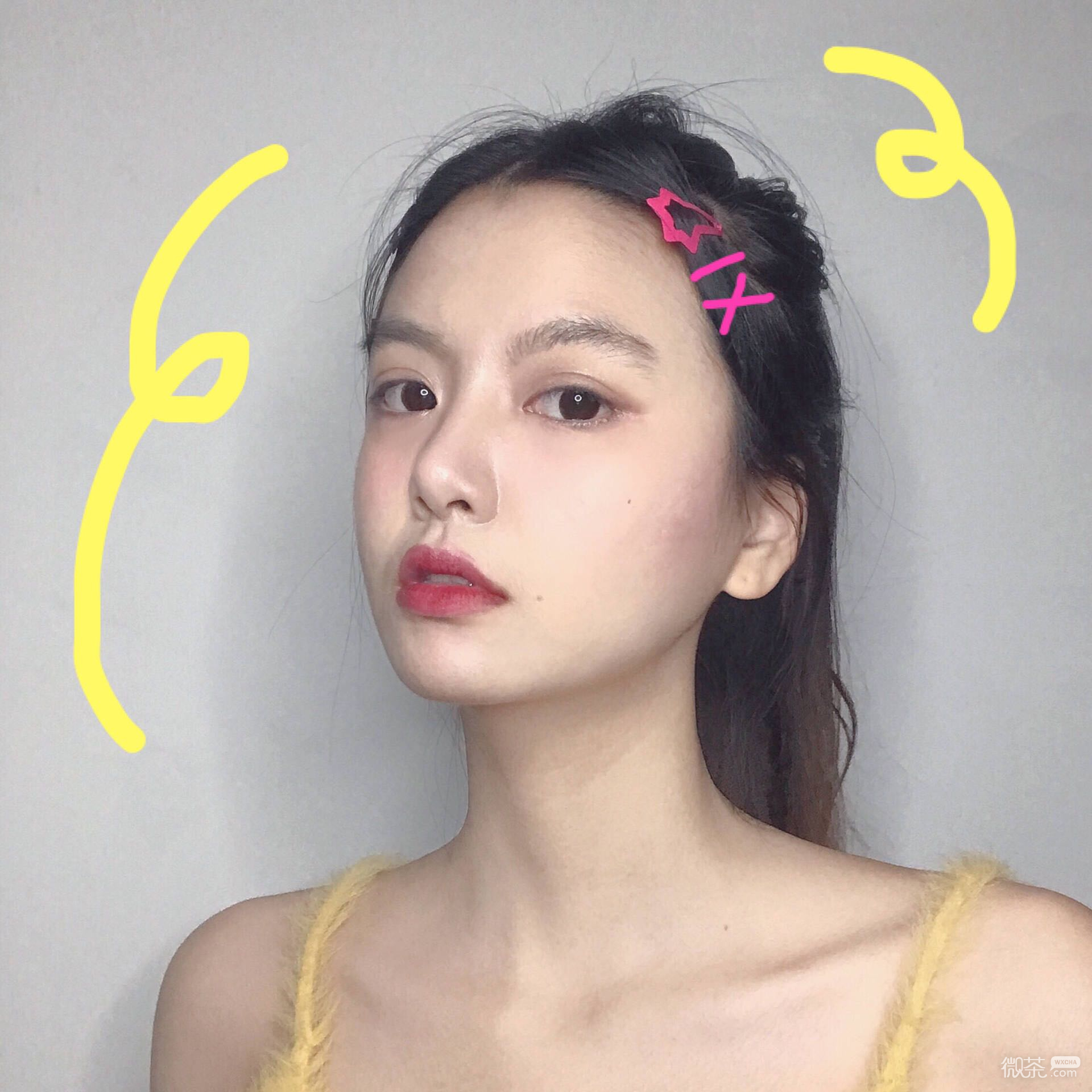 微信清新时尚潮流长发女头