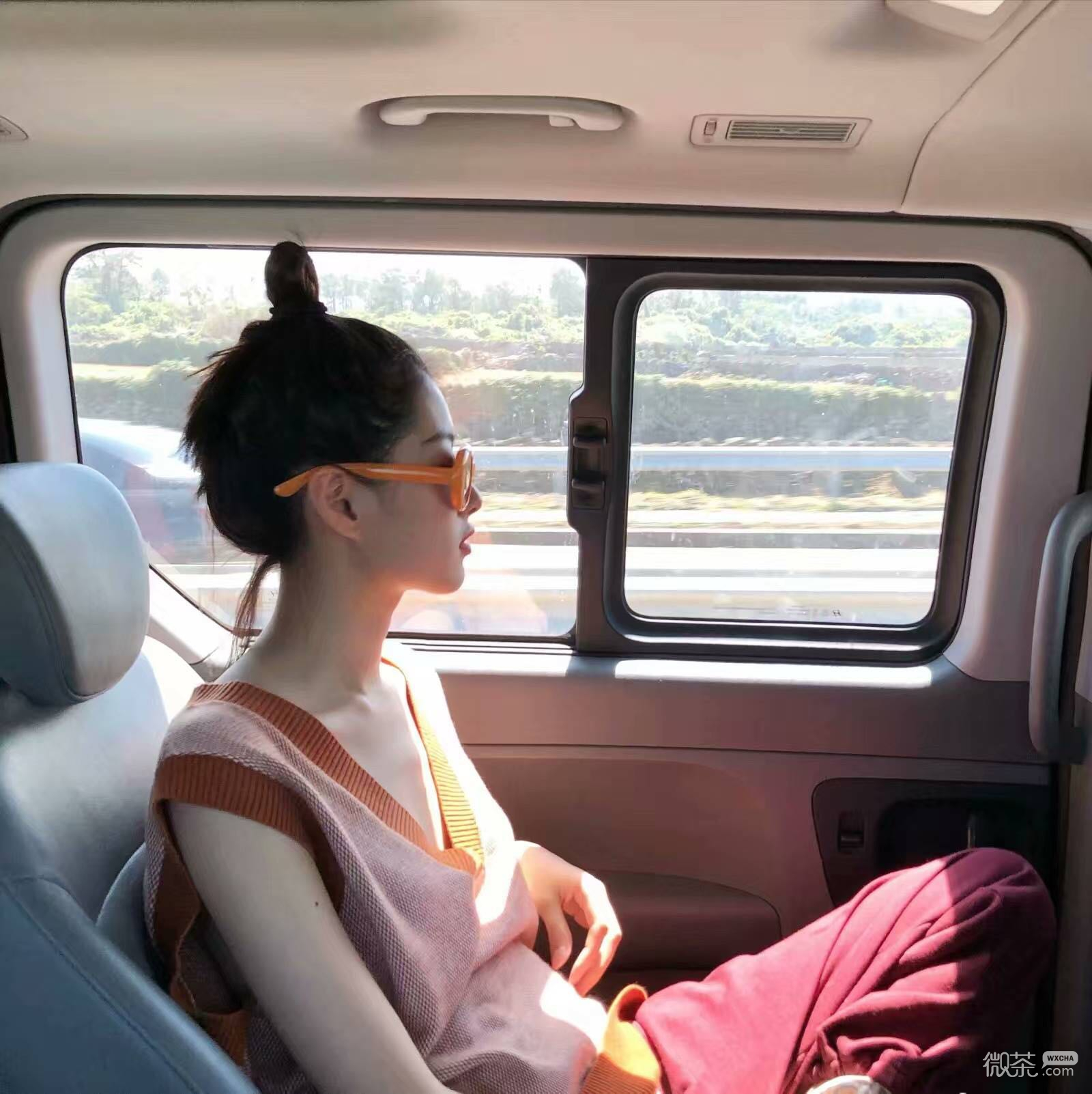微信清新时尚潮流长发女头