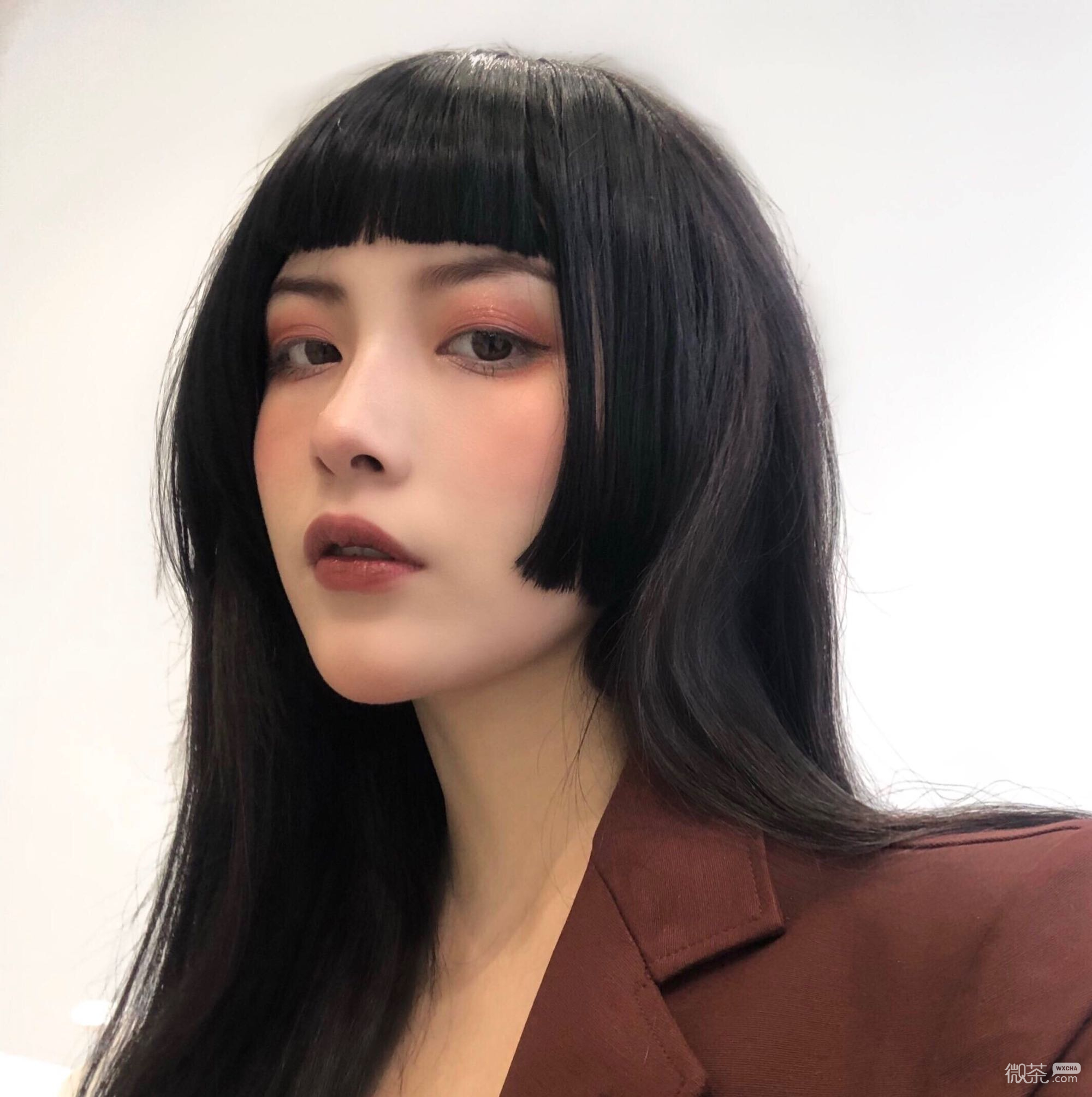 微信清新时尚潮流长发女头