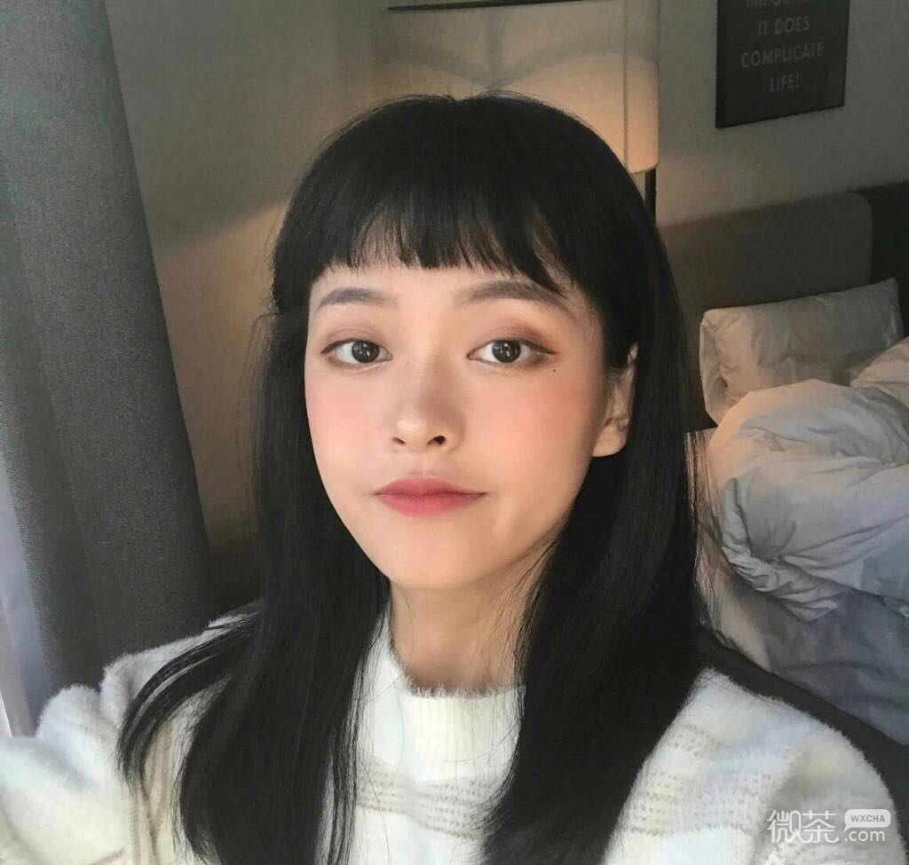 微信清新时尚潮流长发女头