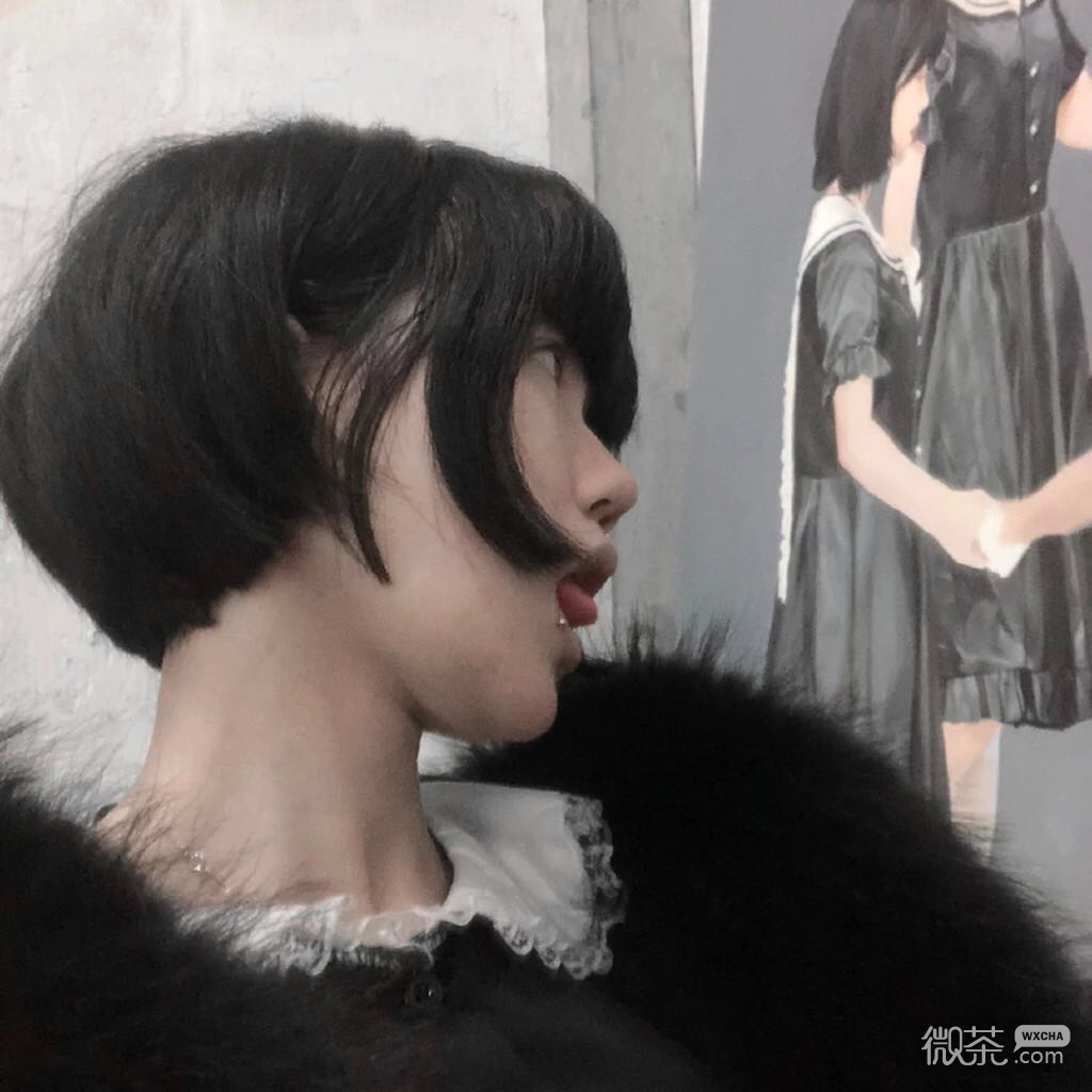 微信清新时尚潮流长发女头