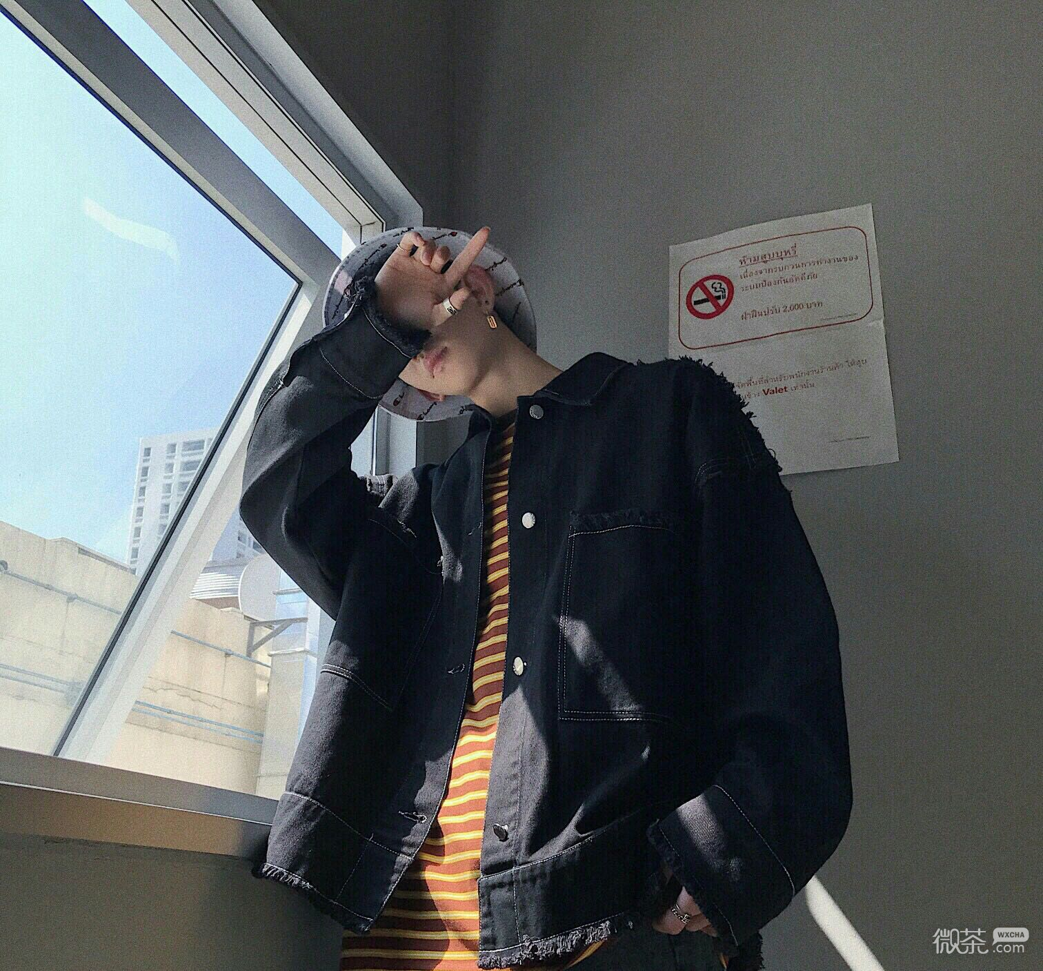 微信寂静非主流性感男头