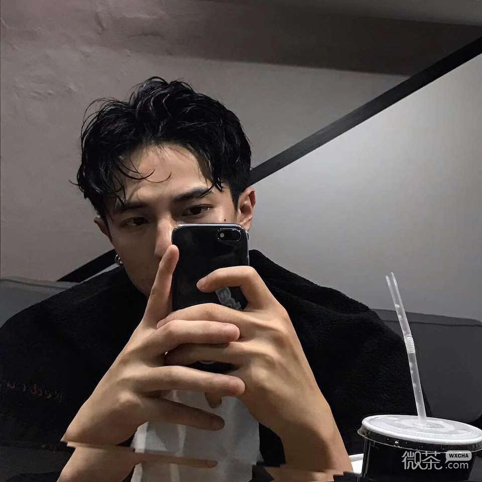 微信寂静非主流性感男头