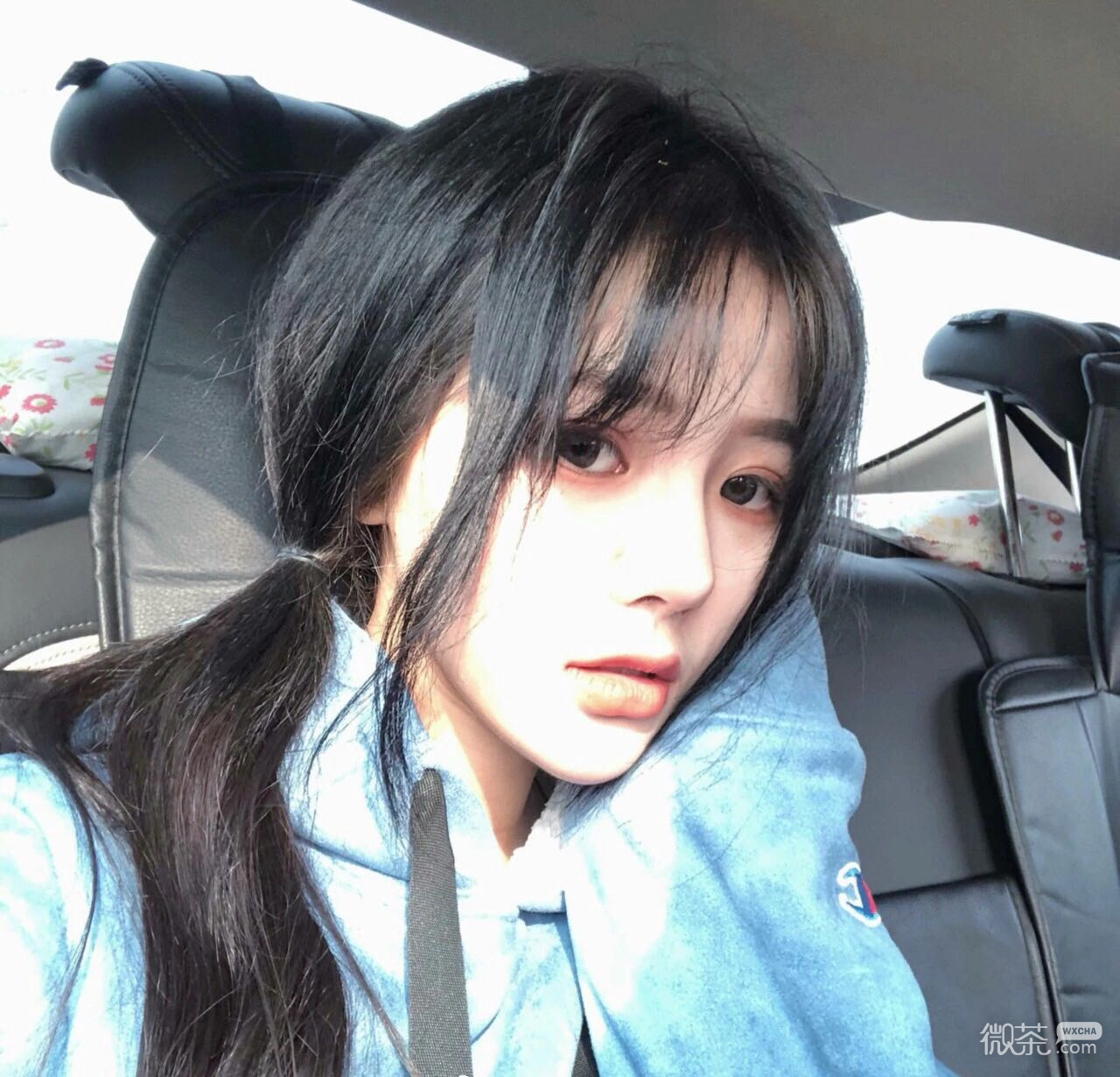 微信清新时尚潮流长发女头