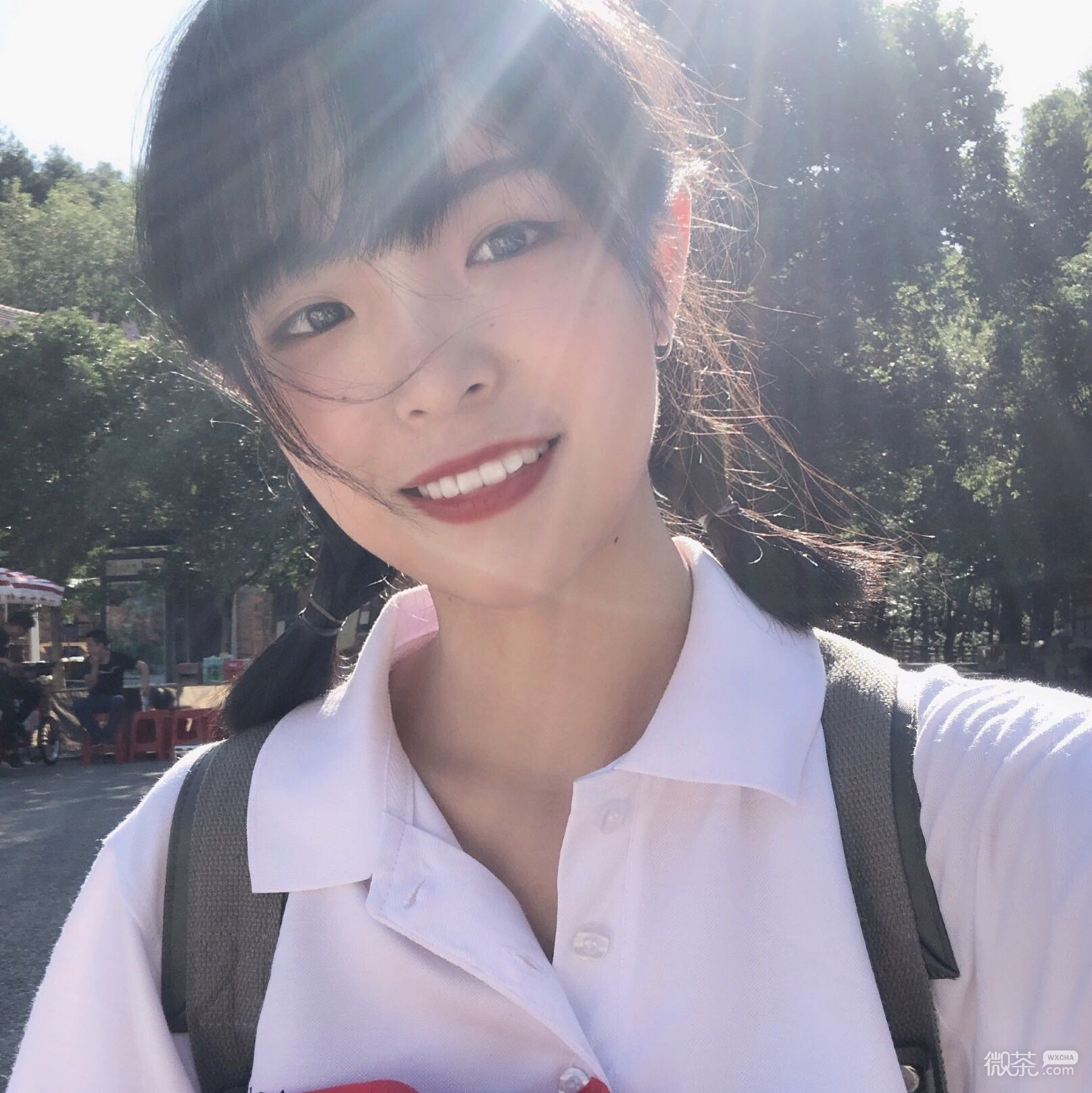 微信清新时尚潮流长发女头