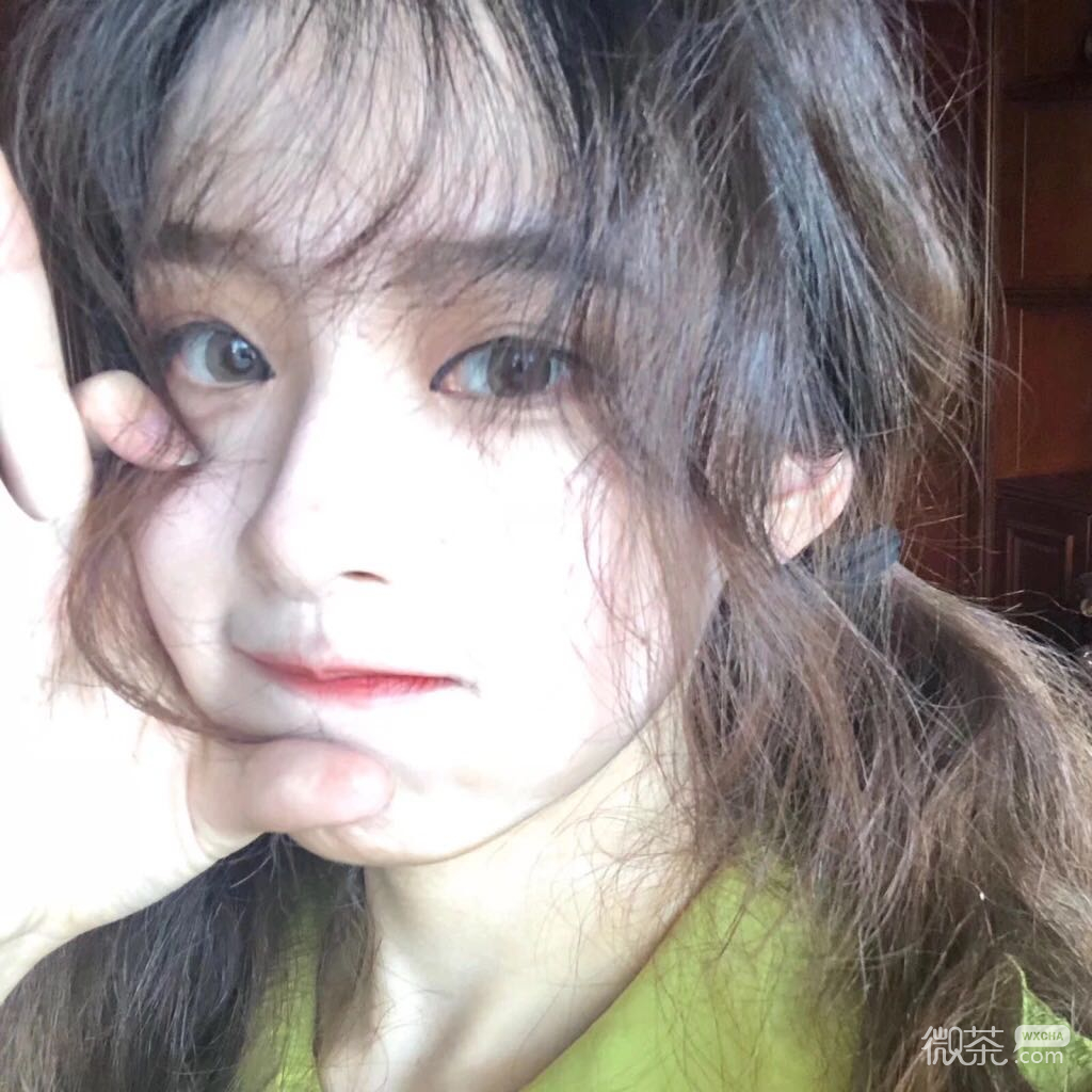 微信清新时尚潮流长发女头