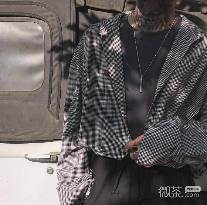 微信寂静非主流性感男头