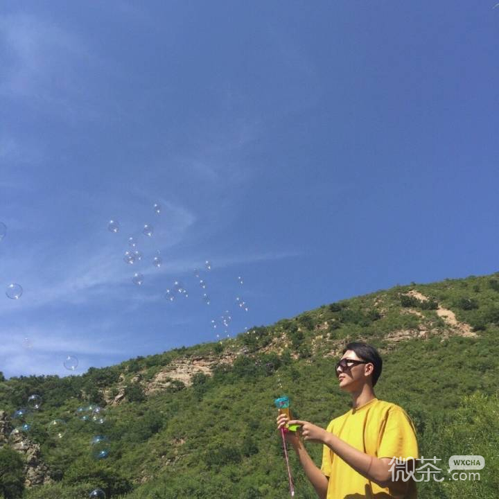 微信寂静非主流性感男头