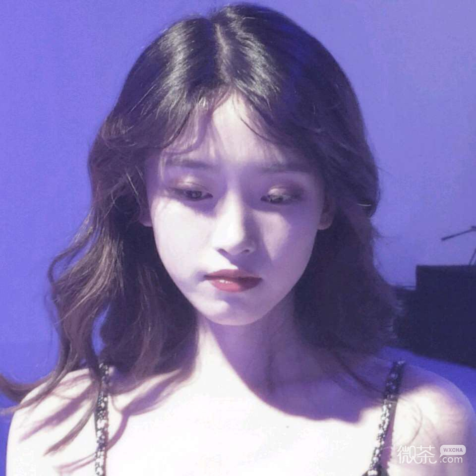 微信清新时尚潮流长发女头