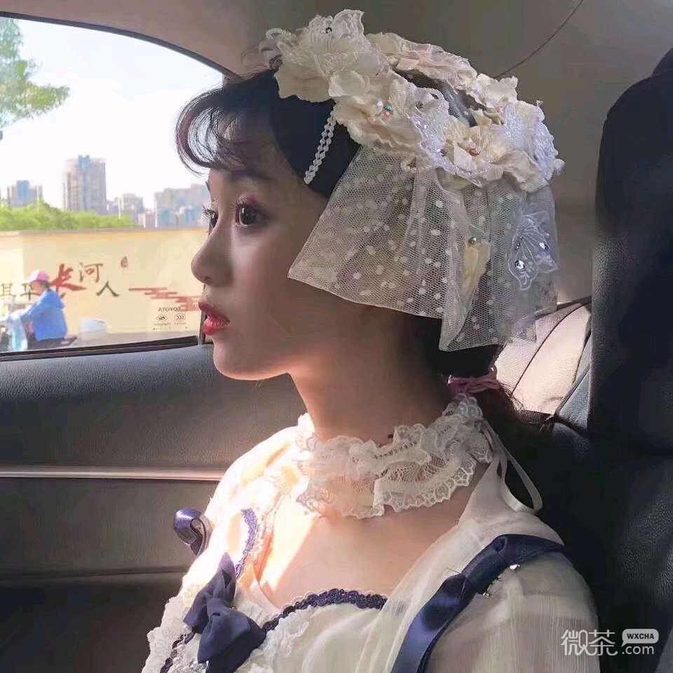 微信清新时尚潮流长发女头