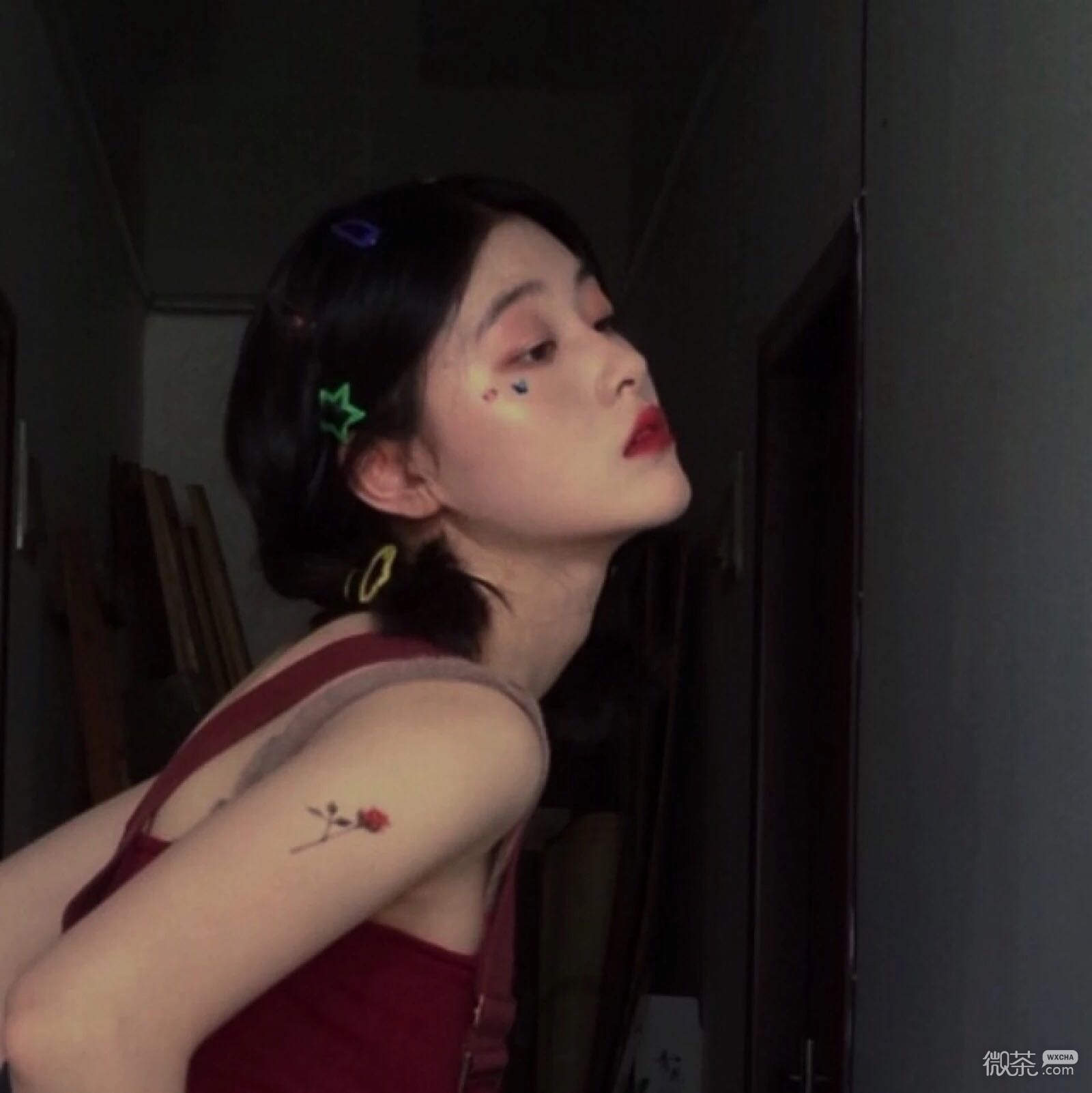 微信清新时尚潮流长发女头