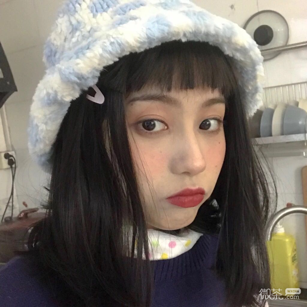 微信清新时尚潮流长发女头