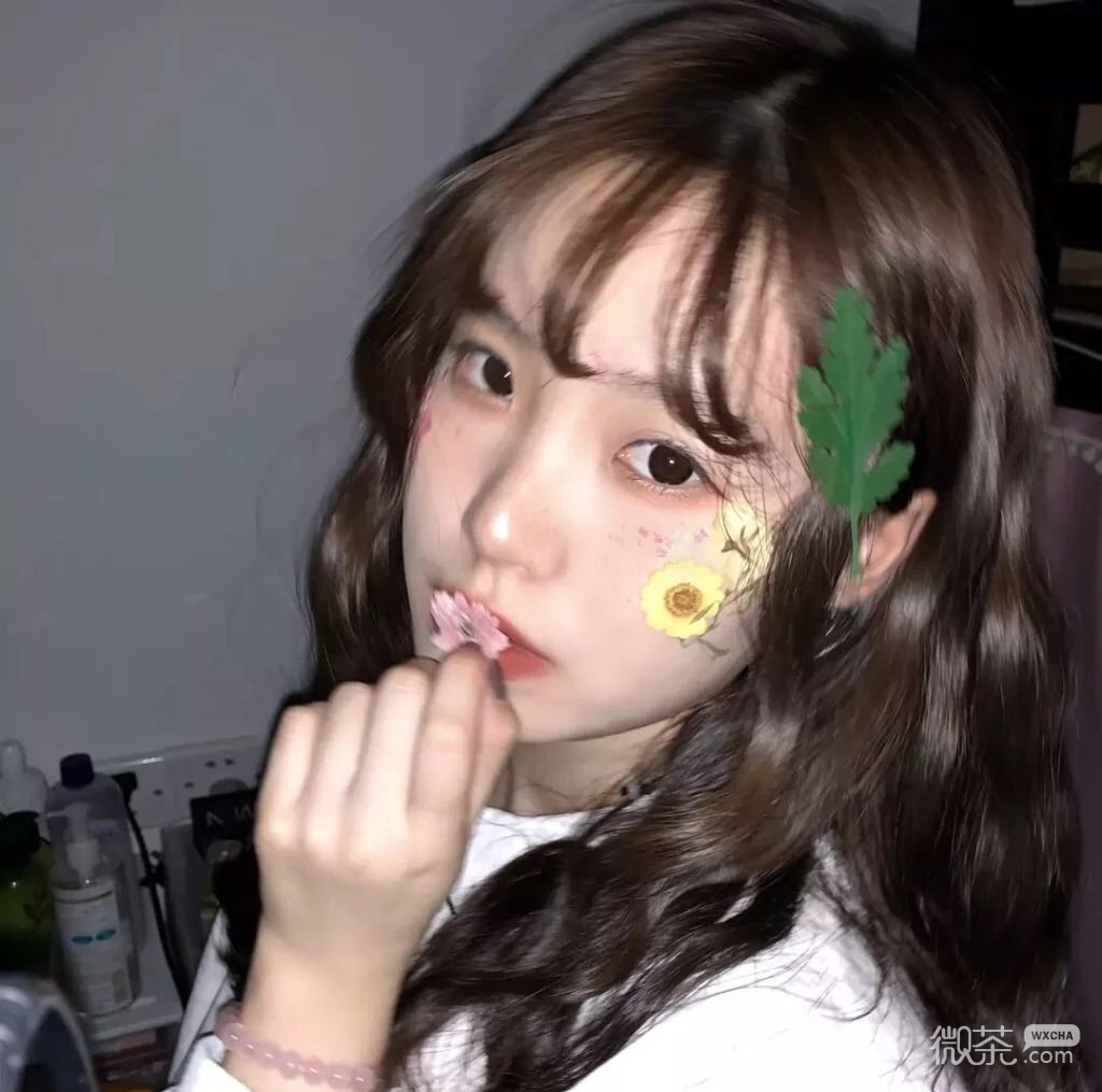 微信清新时尚潮流长发女头