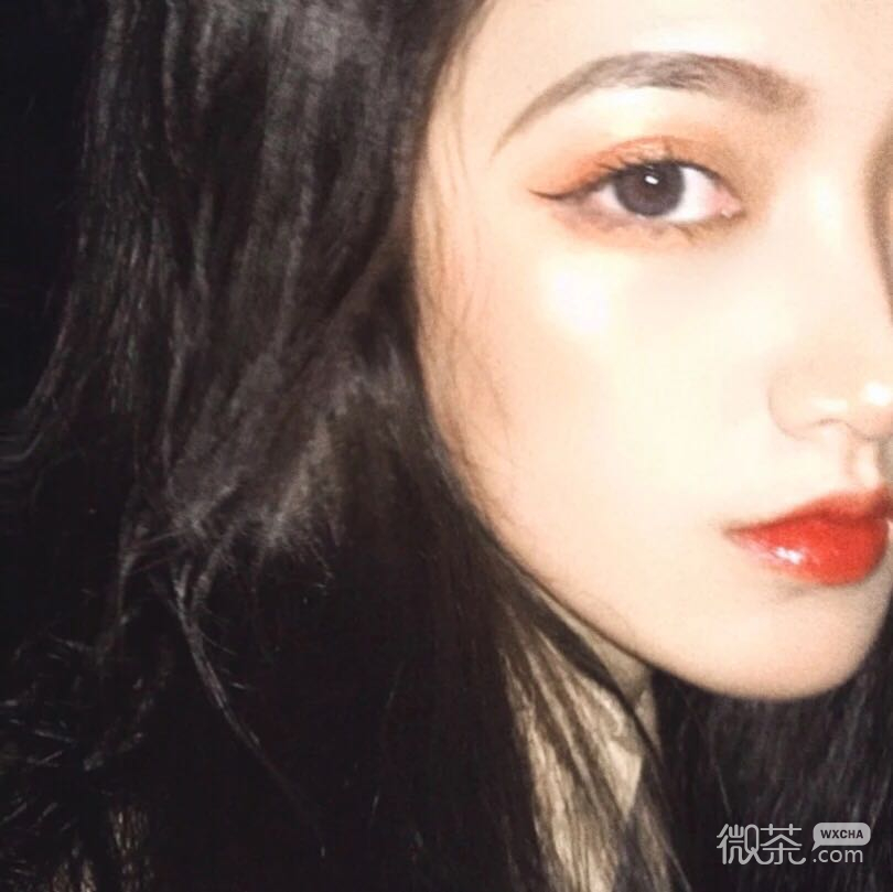 微信清新时尚潮流长发女头