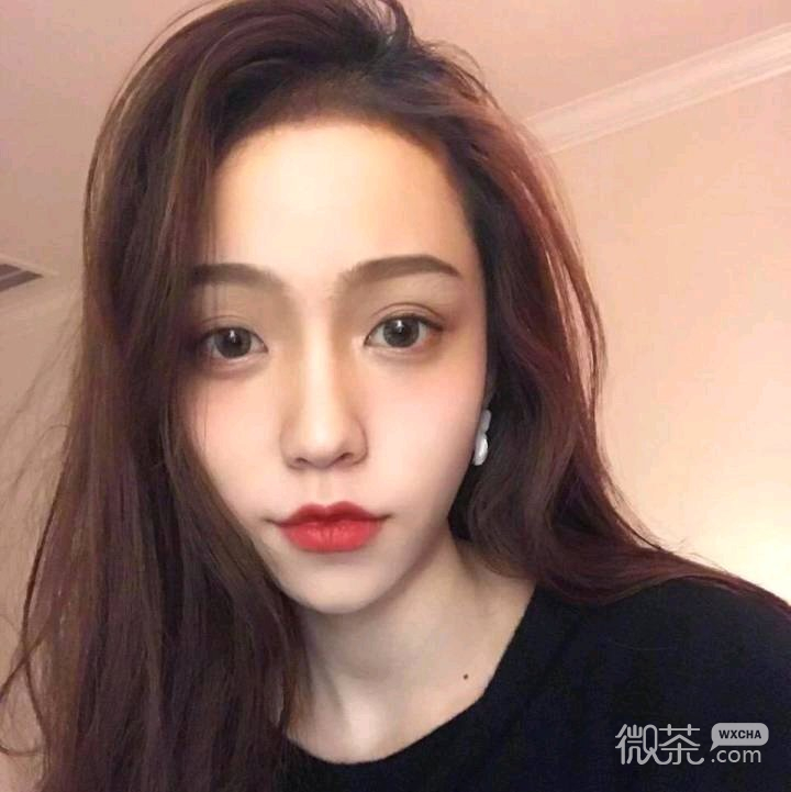 微信时尚长发女头