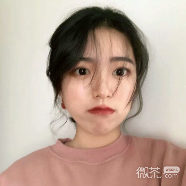微信时尚长发女头