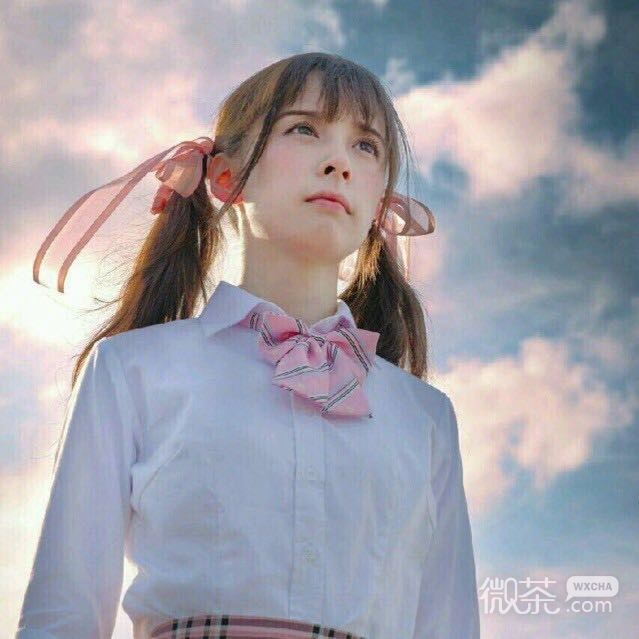 微信清新阳光漂亮女头