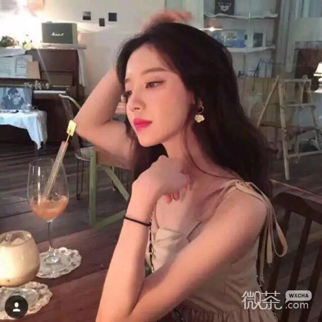 微信时尚长发女头