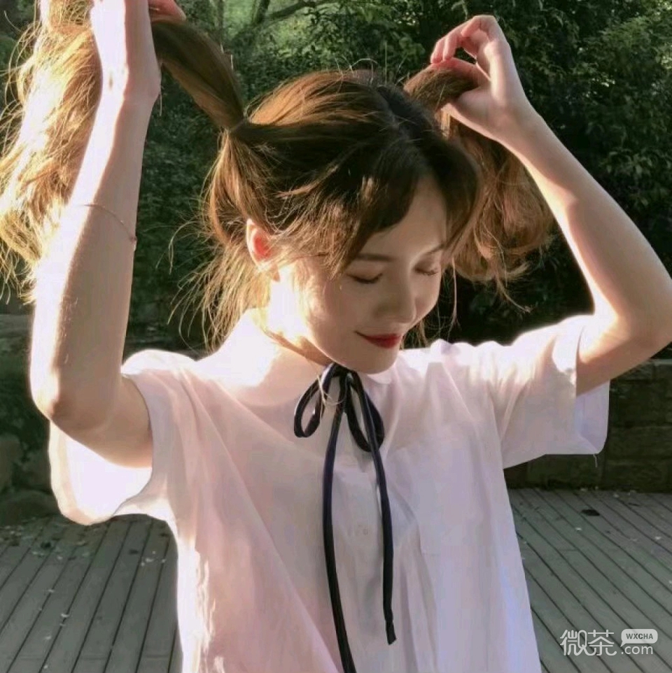 微信清新阳光漂亮女头