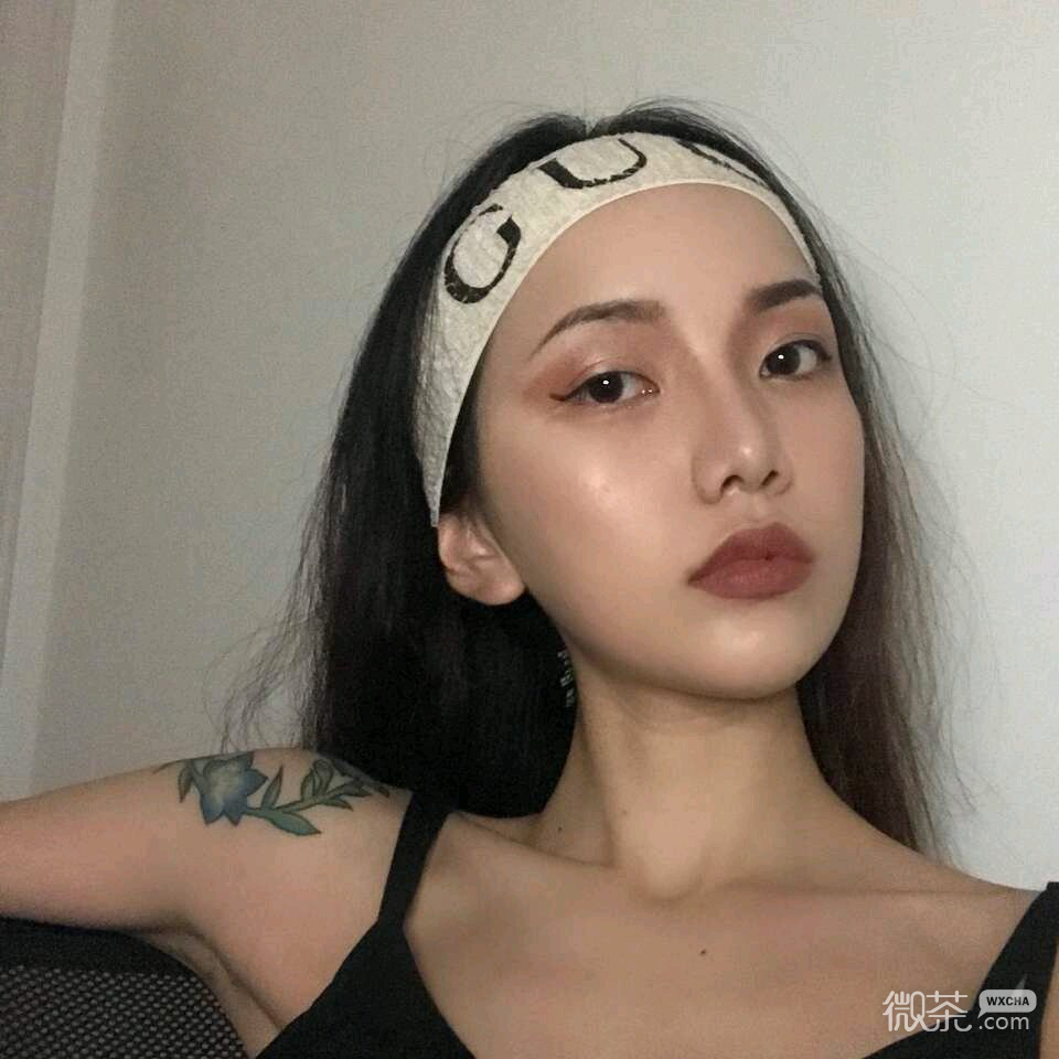 微信漂亮长发迷人女头