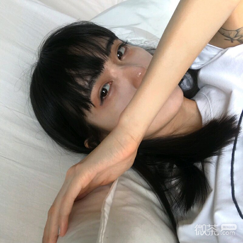 微信漂亮长发迷人女头