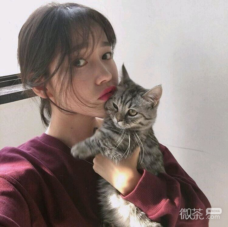微信长发漂亮高颜值女头