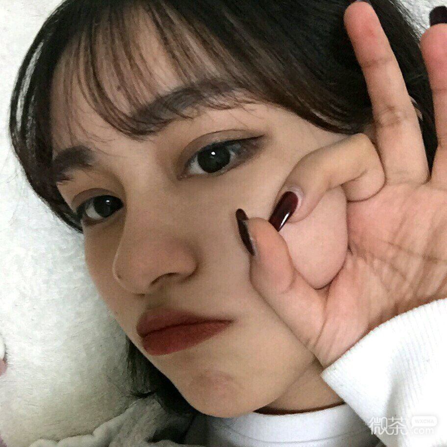微信漂亮长发迷人女头