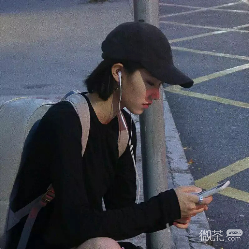 微信时尚漂亮佛系迷人女头