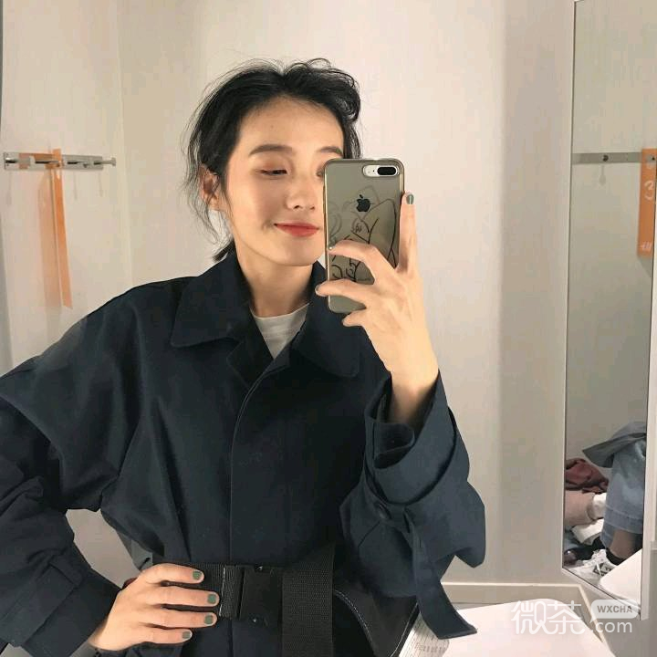 微信简洁清纯时尚长发女头