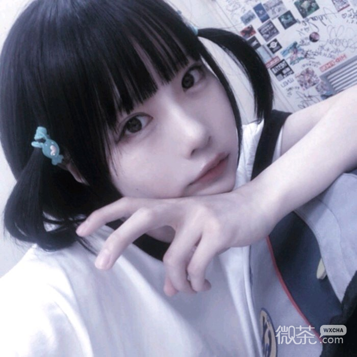 微信长发漂亮高颜值女头