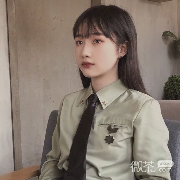 微信可爱青春阳光时尚女头