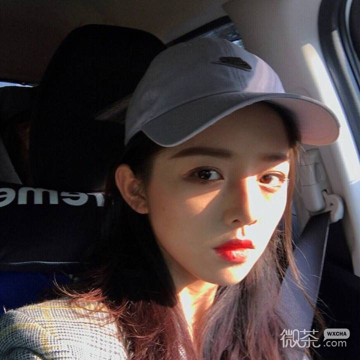 微信简洁清纯时尚长发女头