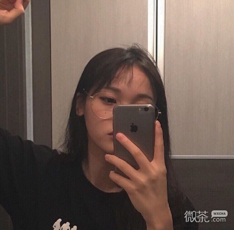 微信简洁清纯时尚长发女头